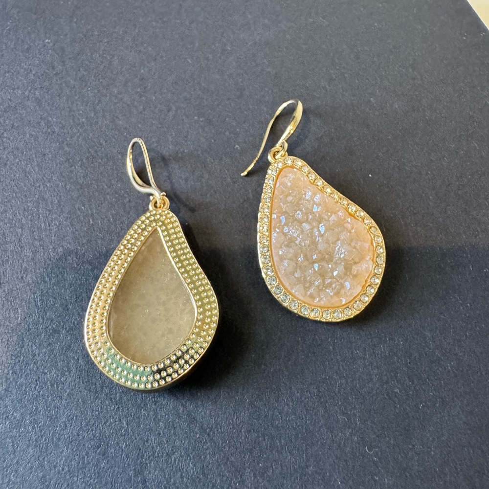 NWOT Sparkle Teardrop Earrings - Picture 3 of 4
